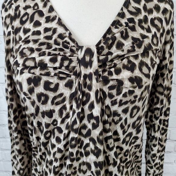 𝅺weekend Max Mara Leopard Print Dress M - Picture 4 of 9